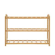 Artiss Tiers Bamboo Shoe Rack Storage Organiser Wooden Shelf Stand Shelves