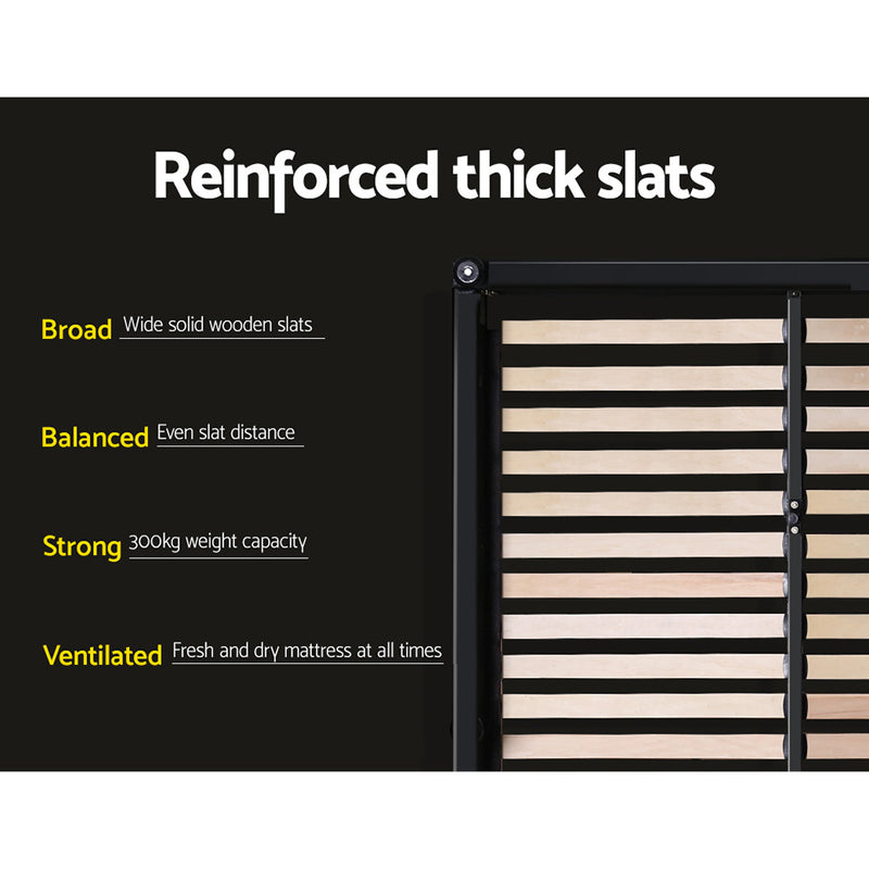 Artiss Bed Frame Double Full Size Gas Lift Base With Storage TIYO