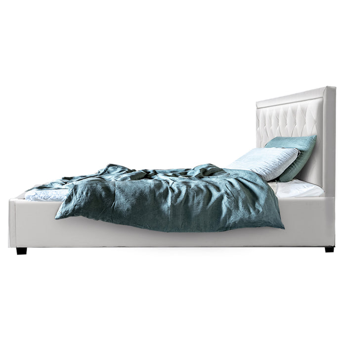 Artiss Bed Frame Double Full Size Gas Lift Base With Storage TIYO