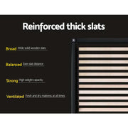 Artiss TIYO King Single Size Gas Lift Bed Frame Base With Storage Mattress White Leather