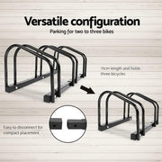 Portable Bike Parking Rack Bicycle Instant Storage Stand - Black