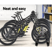 Portable Bike Parking Rack Bicycle Instant Storage Stand - Black