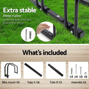 Portable Bike Parking Rack Bicycle Instant Storage Stand - Black