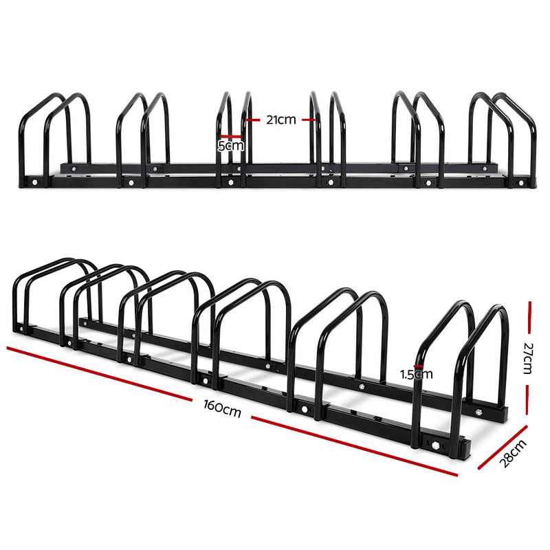 Portable Bike Parking Rack Bicycle Instant Storage Stand - Black