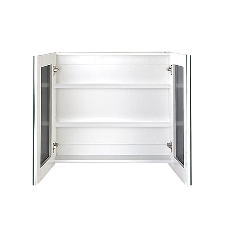 Cefito Bathroom Vanity Mirror With Storage Cabinet - White