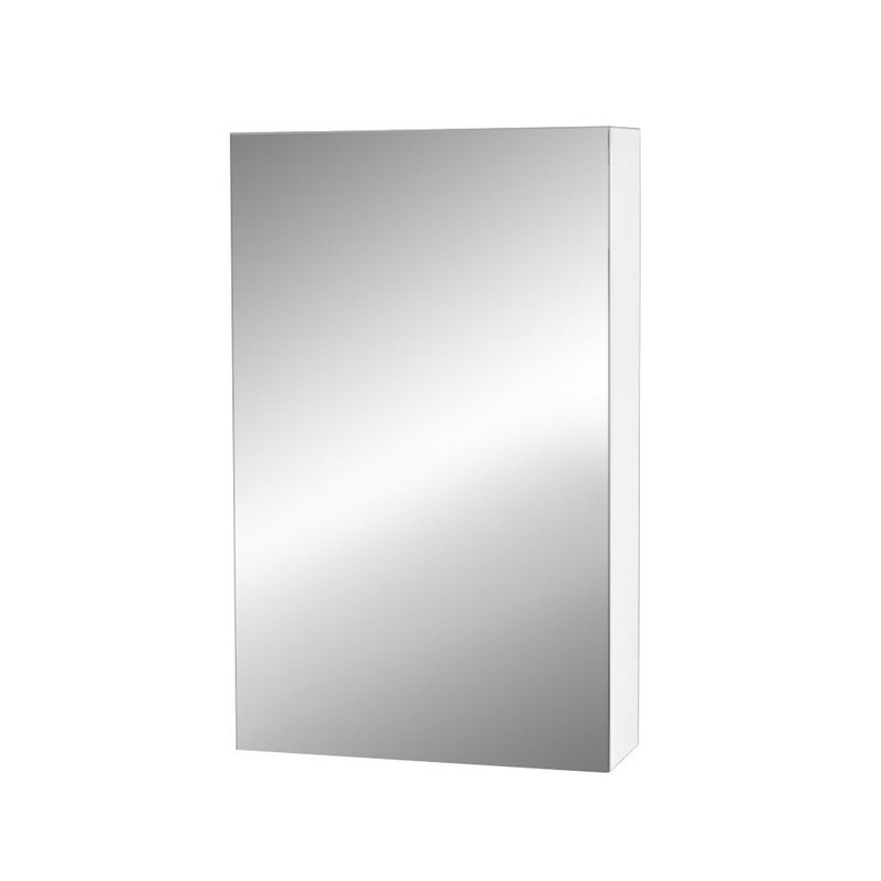 Cefito Bathroom Vanity Mirror With Storage Cabinet - White Single Door