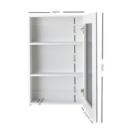 Cefito Bathroom Vanity Mirror With Storage Cabinet - White