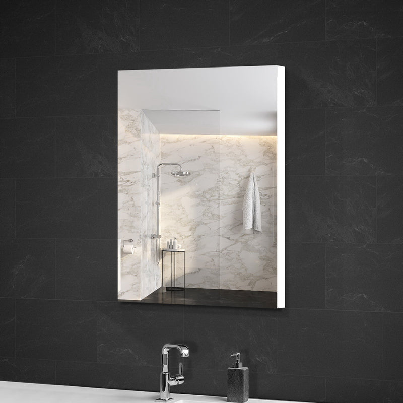 Cefito Bathroom Vanity Mirror With Storage Cabinet - White