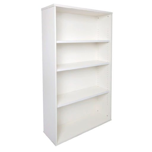 Rapidline Span Open Bookcase 900W x 315D x 1200H Natural White