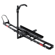 Giantz Motorcycle Carrier 2 Arms Rack Ramp Motorbike Dirt Bike 2"Hitch Towbar With Towbar