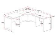 Rapidline Corner Workstation Desk