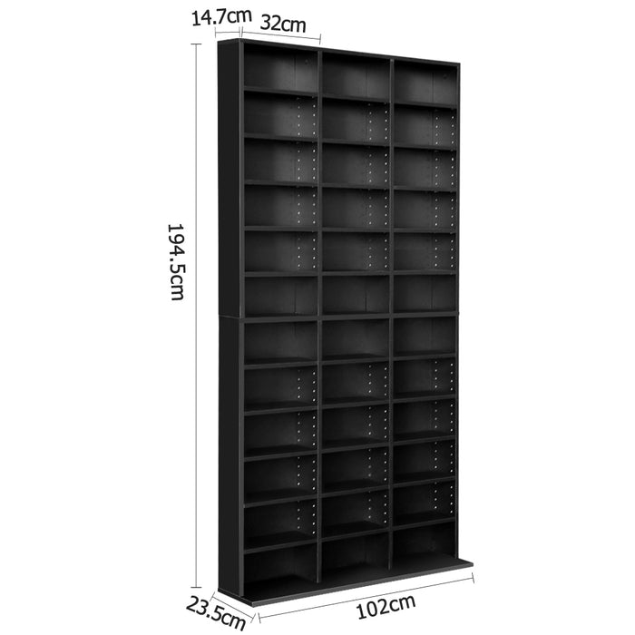 Artiss 528 DVD 1116 CD Storage Shelf Media Rack Stand Cupboard Book Unit