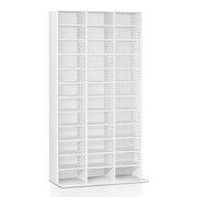 Artiss 528 DVD 1116 CD Storage Shelf Media Rack Stand Cupboard Book Unit White