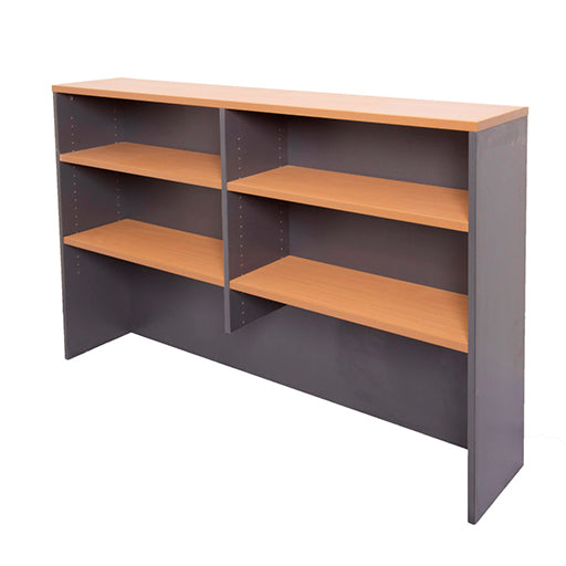 Rapidline Overhead Hutch 1500W x 315D x 1070H Beech