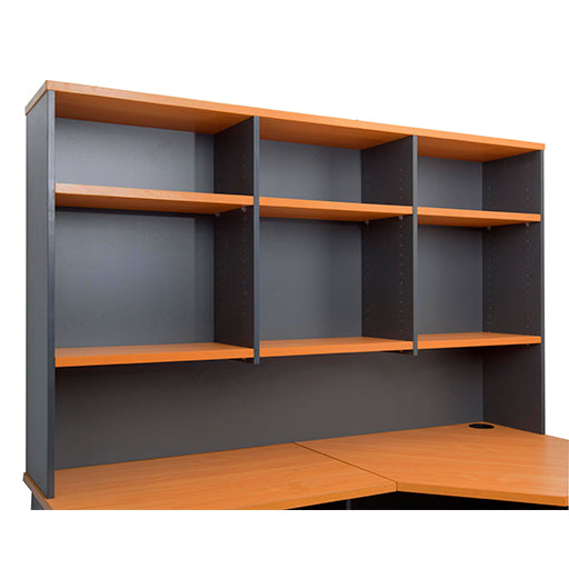 Rapidline Overhead Hutch 1800W x 315D x 1070H Cherry