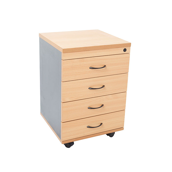 Rapidline Mobile Pedestal 4 Personal Drawers