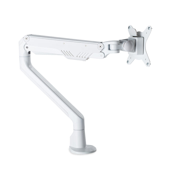 Rapidline Elevate Gas Operated Single Monitor Arm White