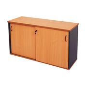Rapidline Sliding Door Credenza 1500W x 450D x 730H Cherry