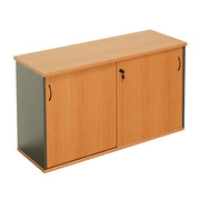 Rapidline Sliding Door Credenza Cherry