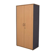Rapidline Lockable Full Door Cupboard Beech & Ironstone
