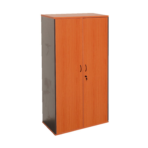 Rapidline Lockable Full Door Cupboard Cherry & Ironstone