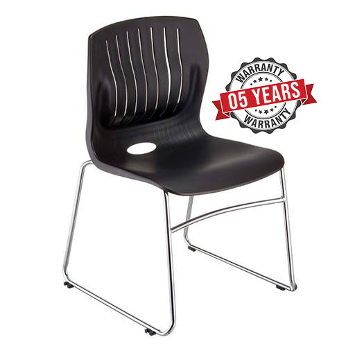 Curve Light Weight Visitor Chair With Durable Standard Sled Base