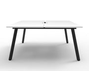 Rapidline Eternity Double Sided Workstation White Black