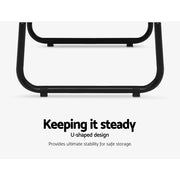 Portable Clothes Rack Garment Hanging Stand Closet Storage Organiser Shelf Home