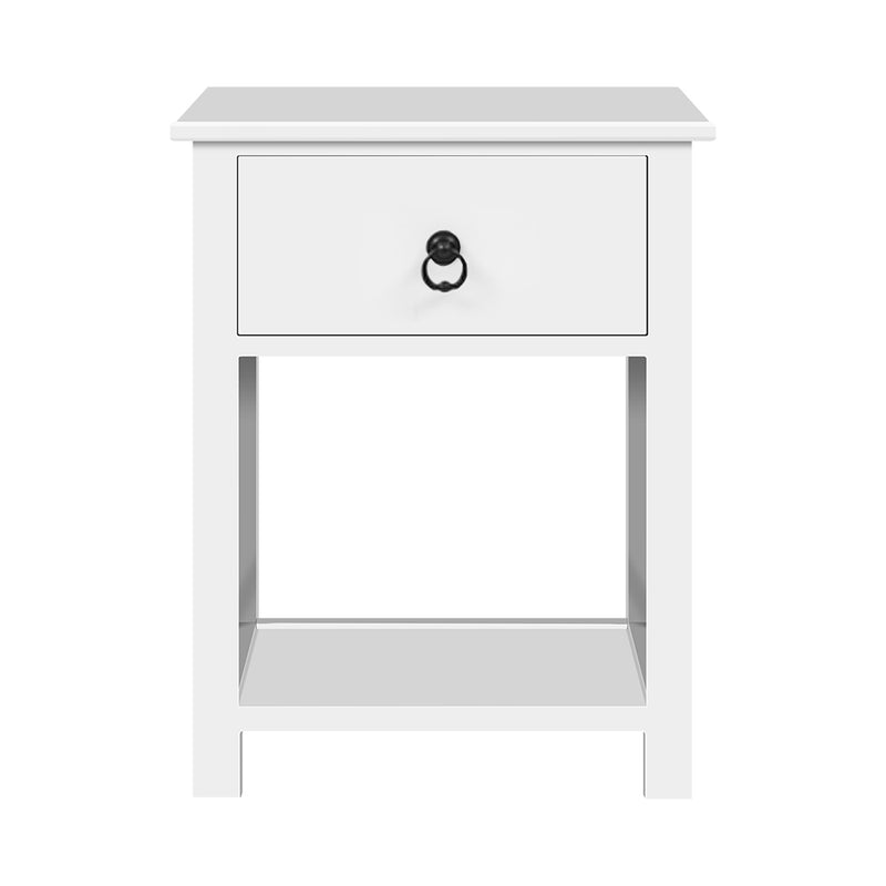 Artiss Bedside Tables Drawers Side Table Nightstand Lamp Chest Unit Cabinet x2