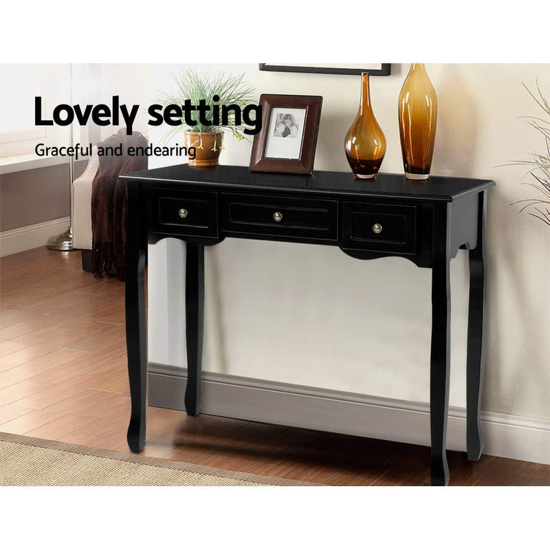 Artiss Hallway Console Table Hall Side Dressing Entry Display 3 Drawers