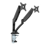 Rapidline Executive Gas Spring Dual Monitor Arm Black