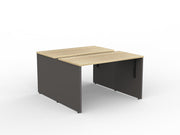 EkoSystem Shared 2-User Workspace 1200mmX600mm Natural Oak & Charcoal