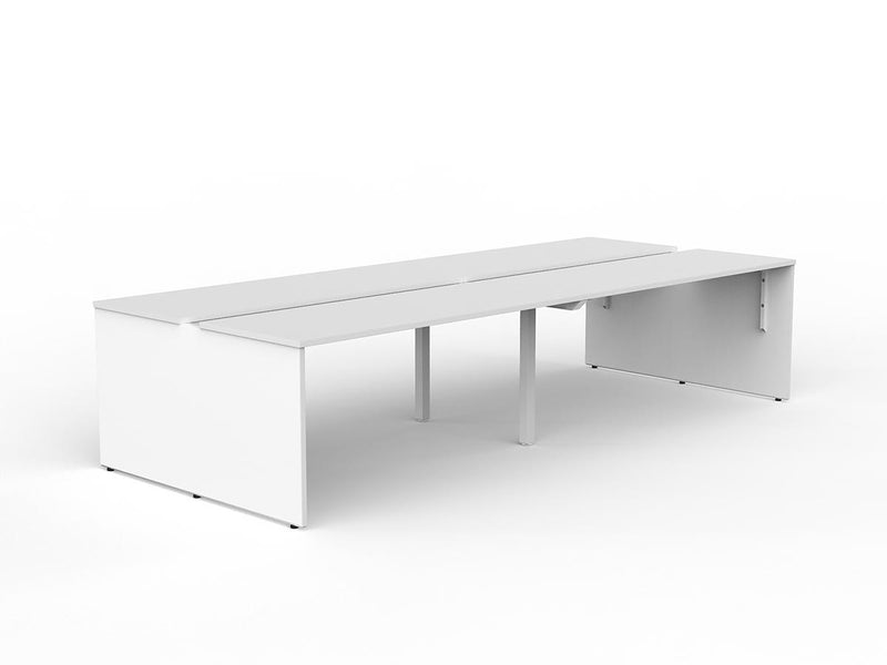EkoSystem Shared 4-User Workspace 1600mmX600mm White