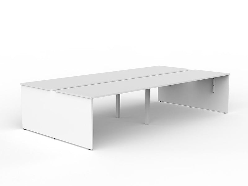 EkoSystem Shared 4-User Workspace 1600mmX750mm White