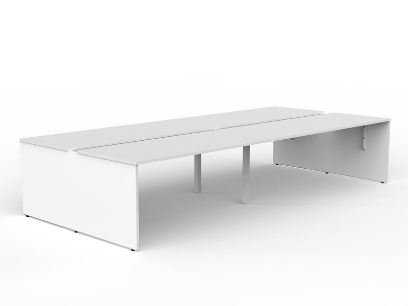 EkoSystem Shared 4-User Workspace 1800mmX750mm White