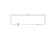 Rapidline Eco Panel Desk Mounted Screen