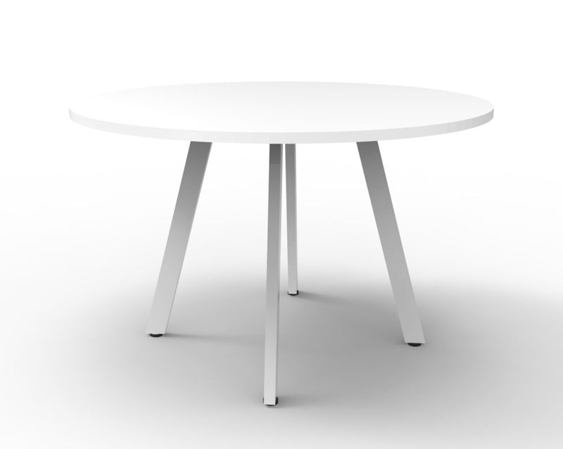 Rapidline Eternity Round Meeting Table White White