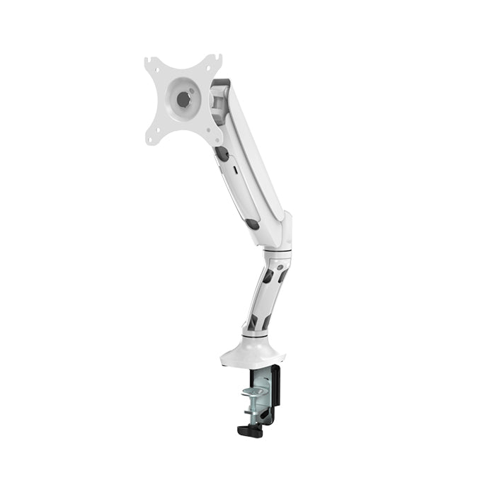 Rapidline Executive Gas Spring Single Monitor Arm White