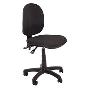 Rapidline Ergonomic Executive Medium Task Chair For Back Office Use Black