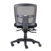 Rapidline Heavy Duty Mesh Chair With Adjustable Arms For Conference Room And Home Office