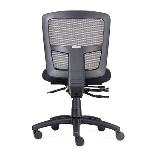 Rapidline Heavy Duty Mesh Chair With Adjustable Arms For Conference Room And Home Office
