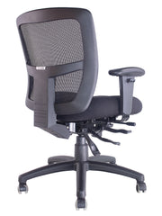 Rapidline Heavy Duty Mesh Chair With Adjustable Arms For Conference Room And Home Office