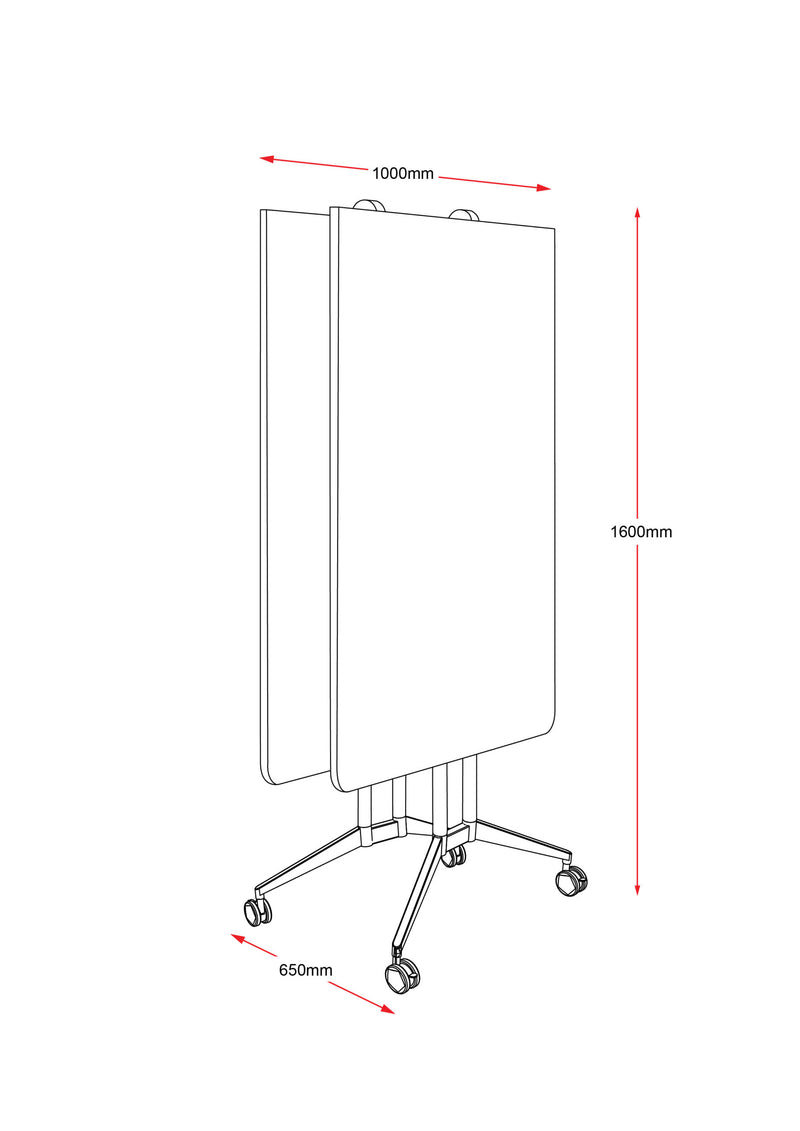 Rapidline Edge Folding Boardroom Table