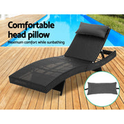 Gardeon Outdoor Wicker Sun Lounge