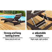 Gardeon Outdoor Wicker Sun Lounge