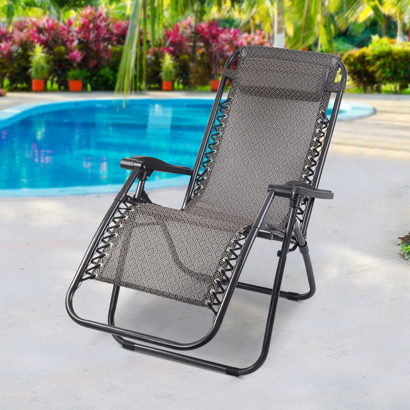 Gardeon Zero Gravity Outdoor Portable Recliner