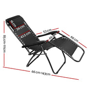 Gardeon Zero Gravity Outdoor Portable Recliner