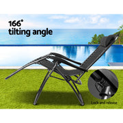 Gardeon Zero Gravity Outdoor Portable Recliner