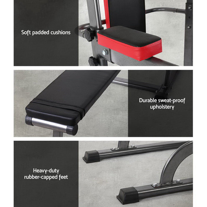 Everfit Power Tower 9-in-1 Multi-function Station Fitness Gym Equipmen