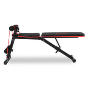 Everfit Adjustable Fid Weight Bench Fitness Flat Incline Gym Home Steel Frame